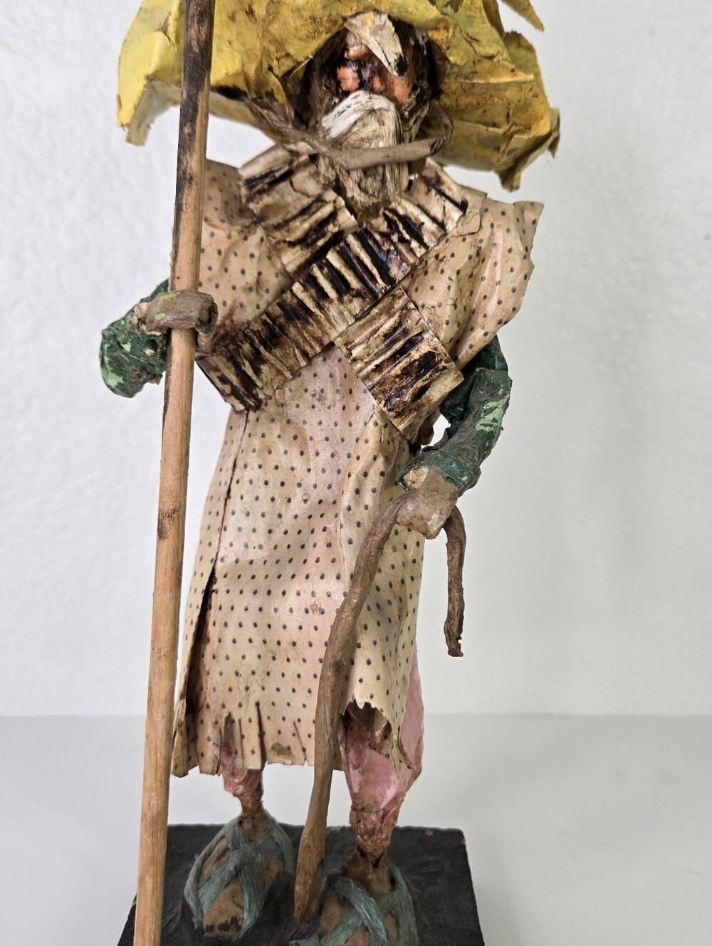 VTG Mexican‎ Folk Art Paper Mache Figurine Viejito Old Man Peasant Handmade 12" - Picture 17 of 17